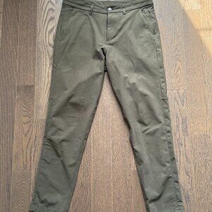 Lululemon Men's Commission Slim Pants - 31x30" - Forest Green